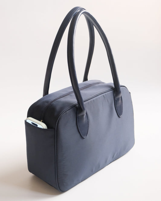 Erica Bowler Bag - Navy Blue