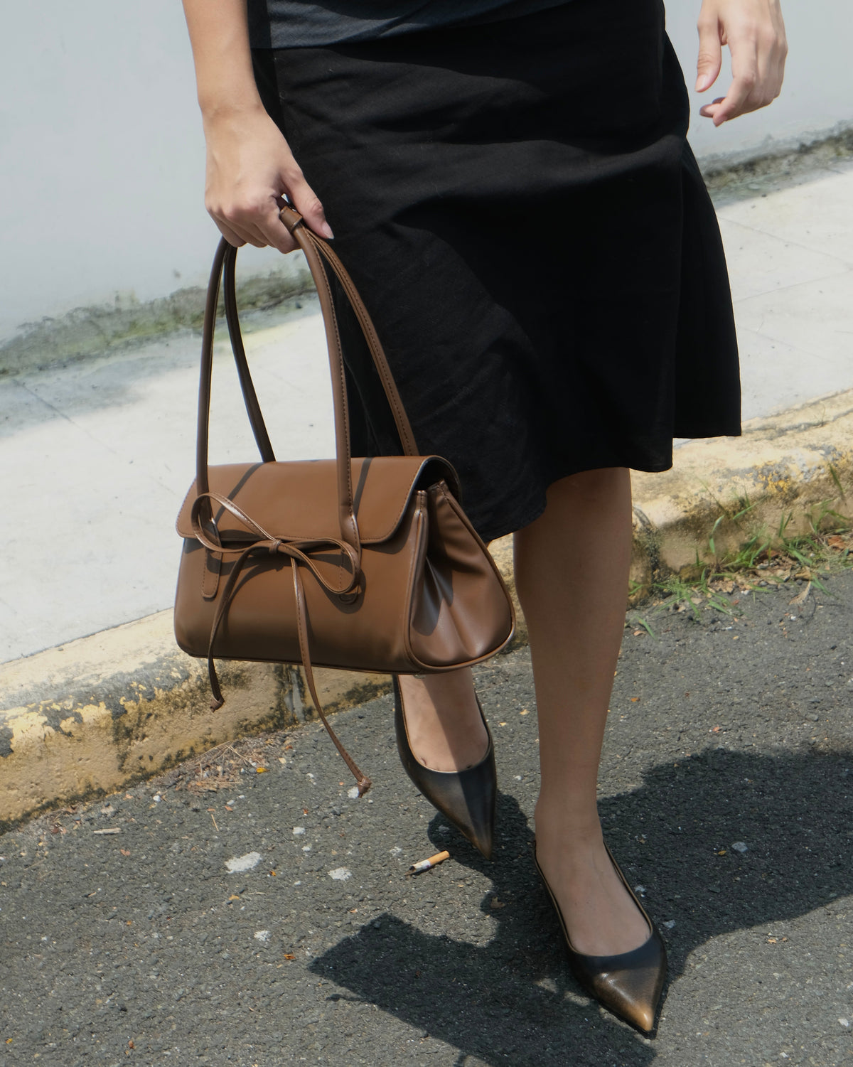 Ruth Bow Bag - Red