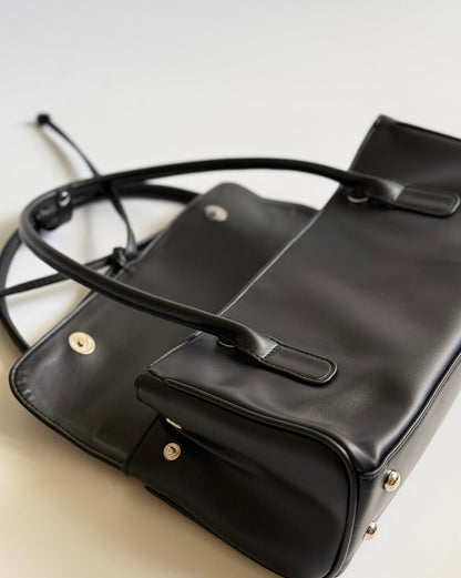 Ruth Bow Bag - Black