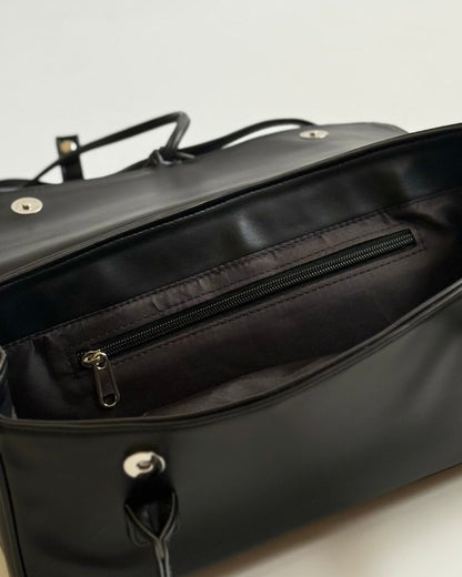 Ruth Bow Bag - Black