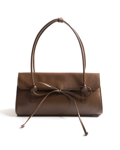 Ruth Bow Bag - Dark Brown